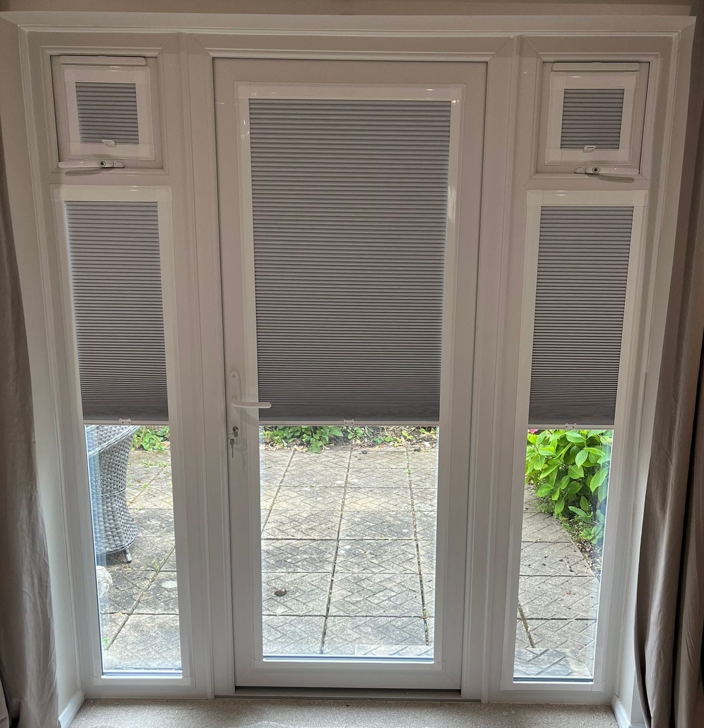 Perfect Fit Cellular Blinds for French Doors