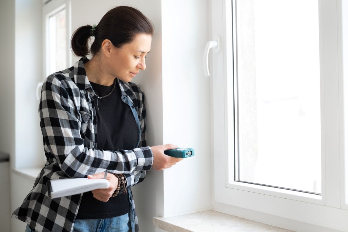 Measuring a window accurately for made to measure blinds