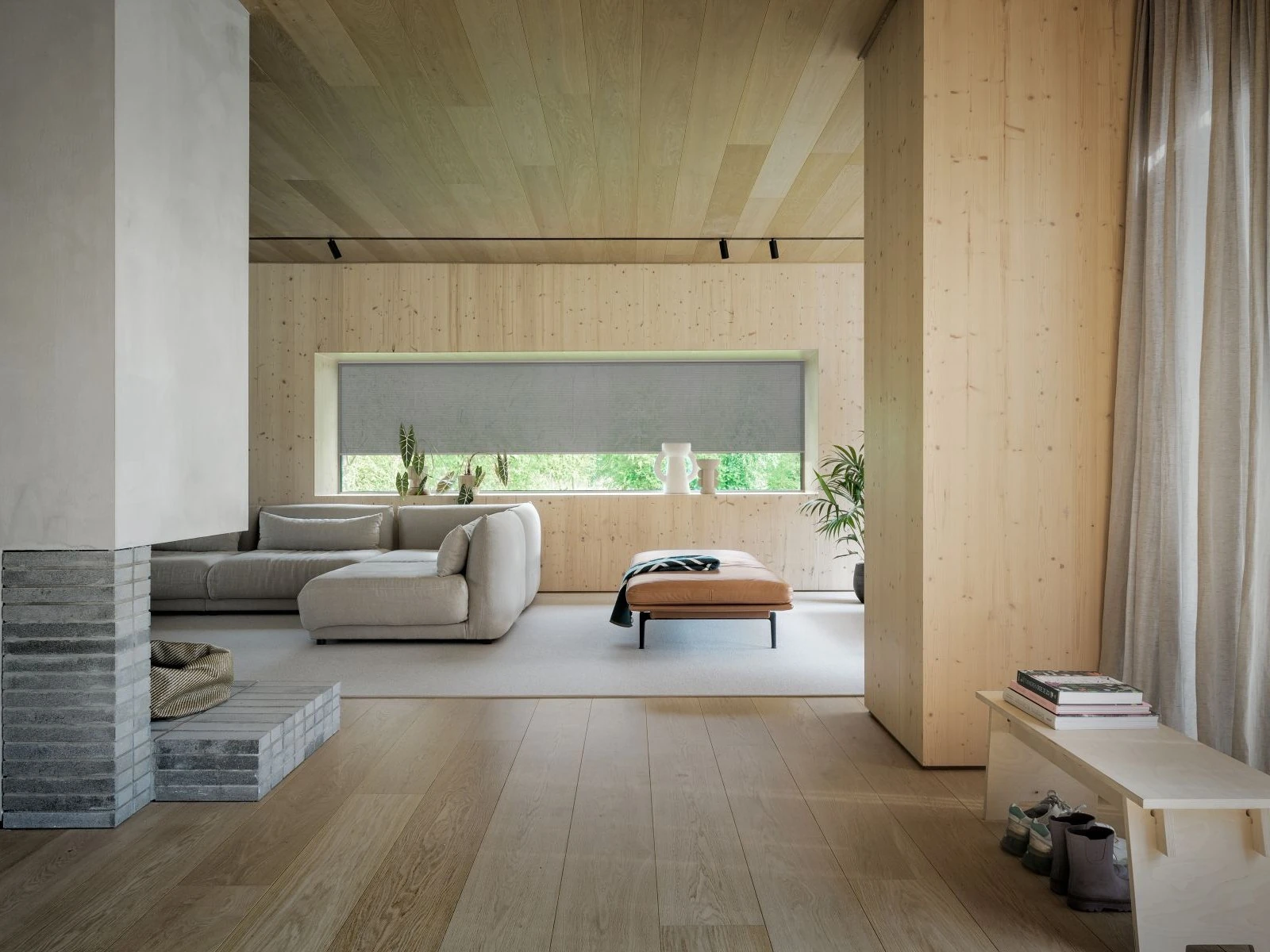 MaxiCell Cellular Blinds for Large Windows & Doors Motorised MaxiCell cellular blinds fitted to a large contemporary picture window, providing energy-efficient insulation, light control and modern styling.