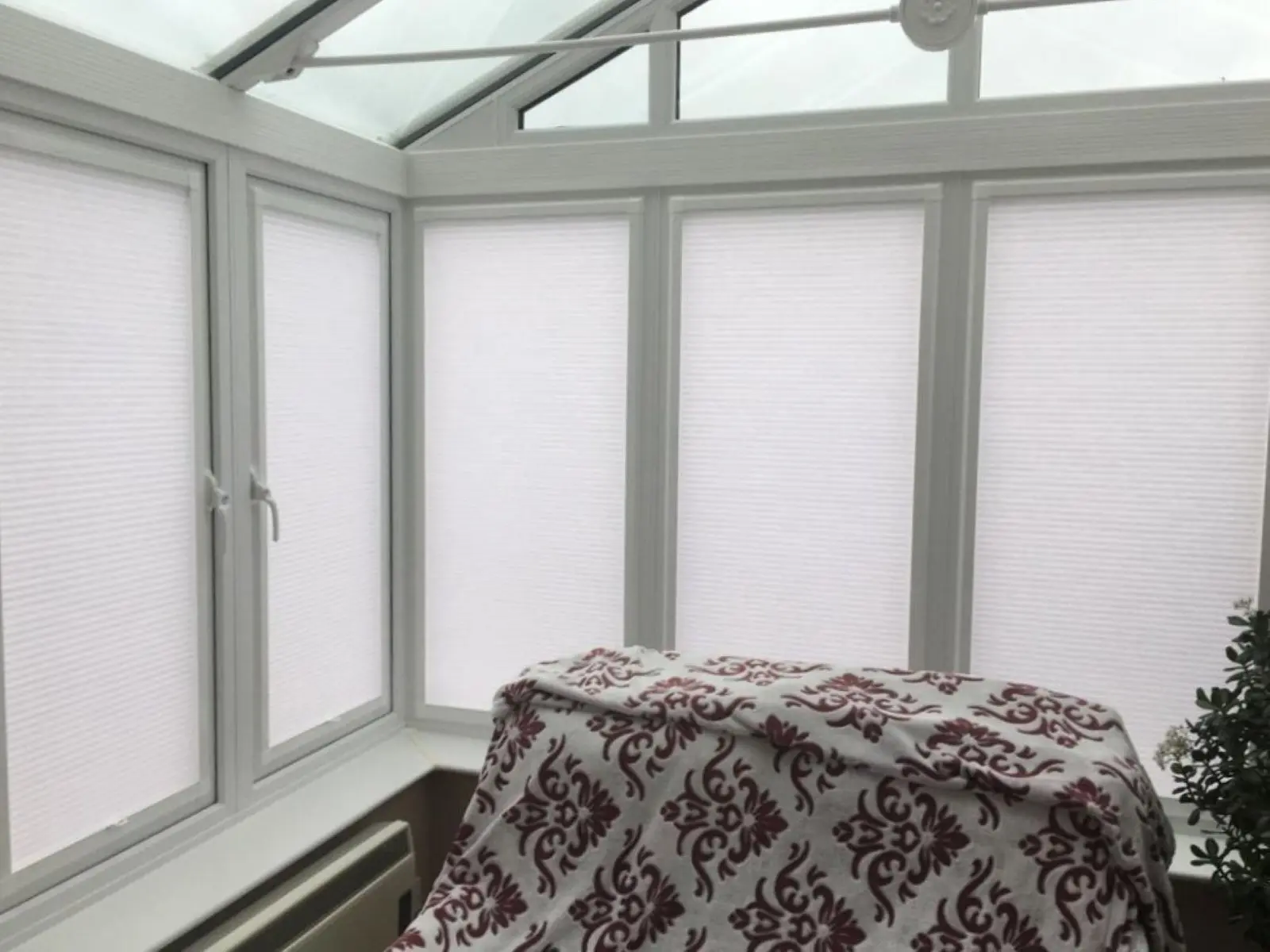 White Perfect Fit Cellular Blinds Made in Wickford
